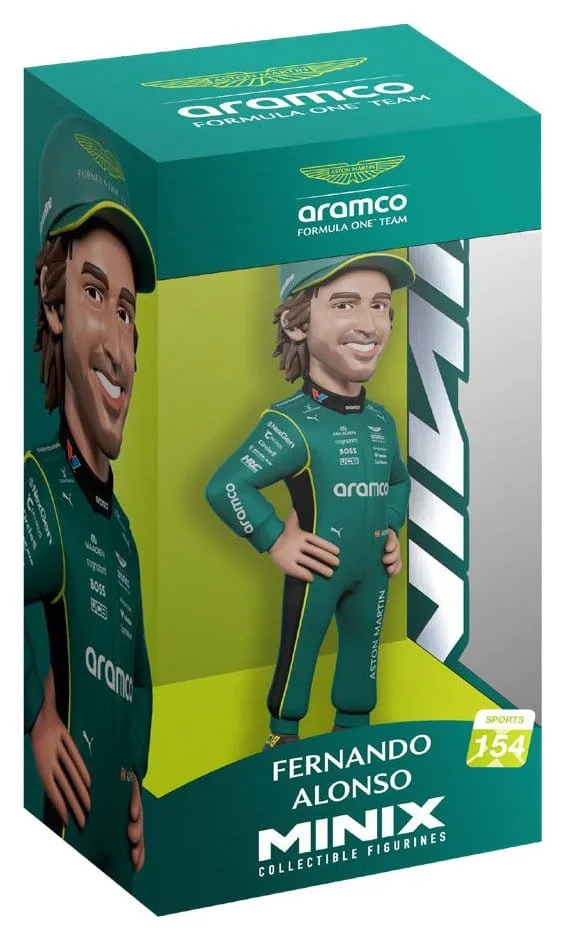 Formula 1 Minix Figure – Fernando Alonso Aston Martin 12 cm 2