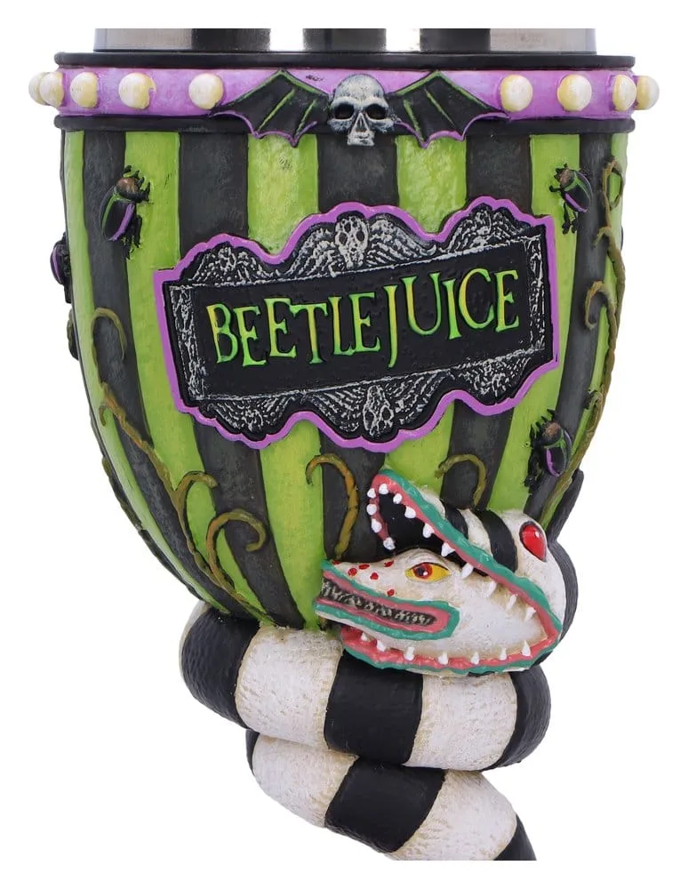 Beetlejuice Sammlerkelch – Zweiköpfiger Sandwurm 20 cm 5