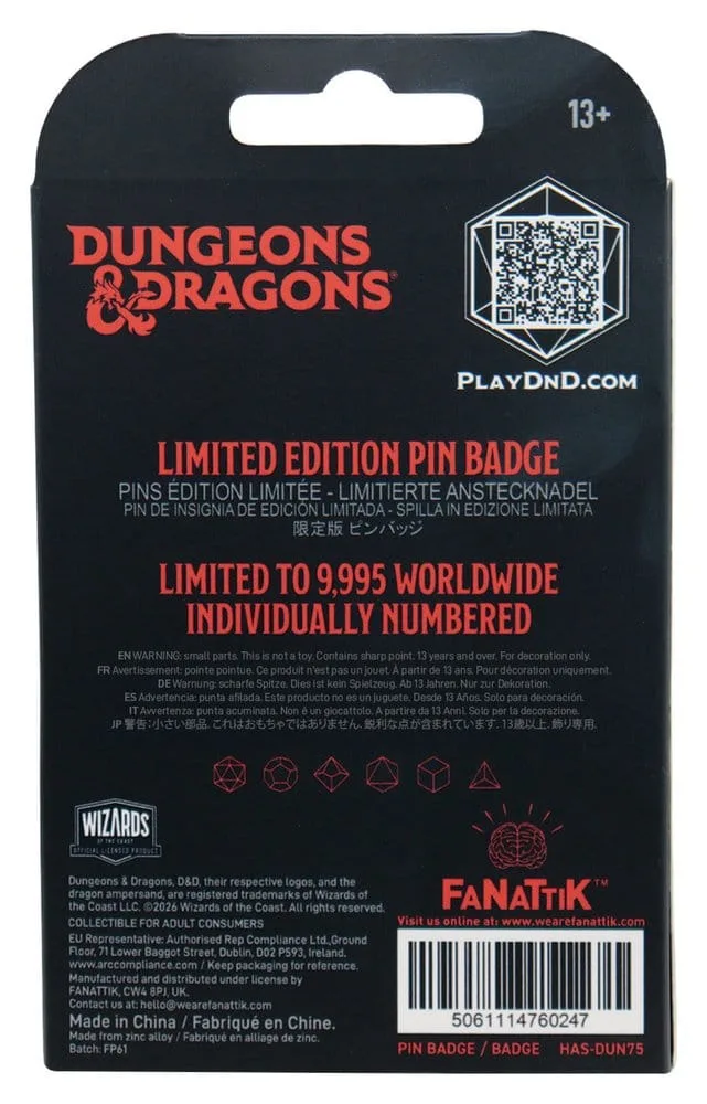 Dungeons & Dragons Pin – Beholder genummerde editie 4 x 6 cm 4