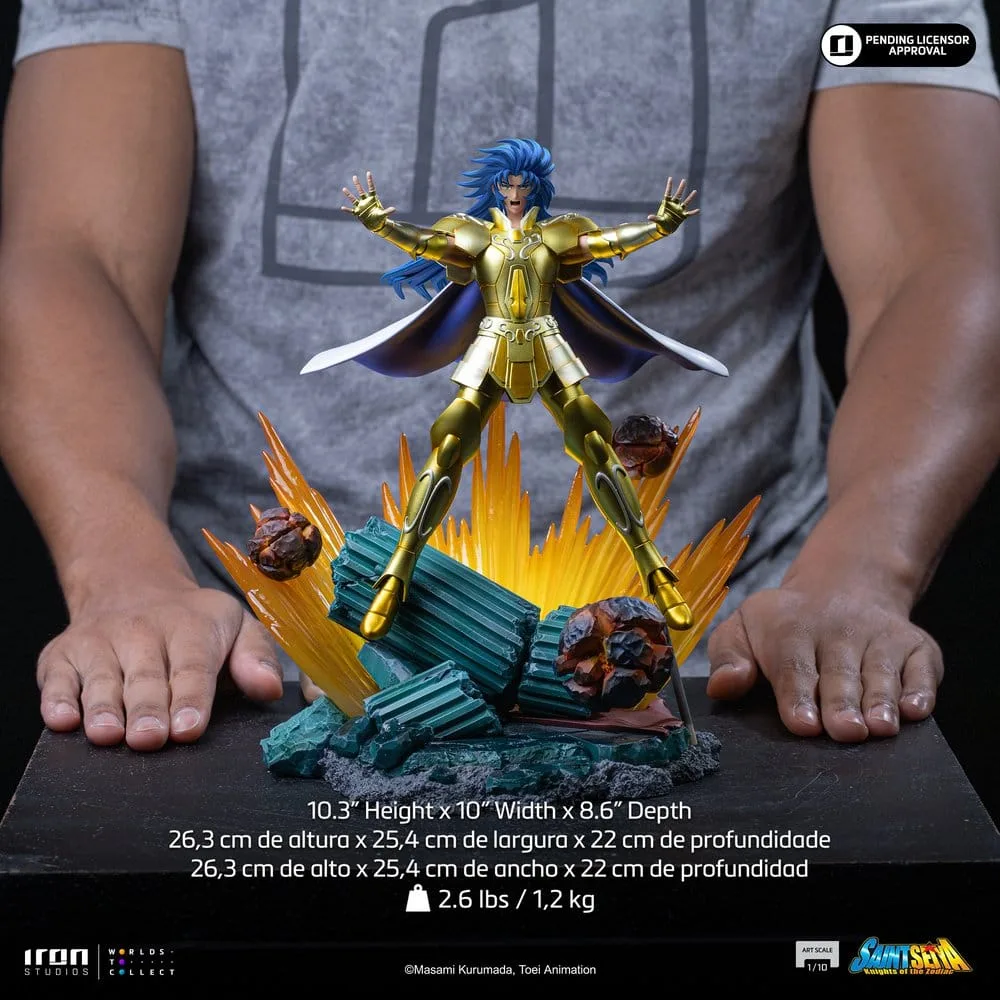Saint Seiya Statue – Gemini Saga Art Scale 26 cm 19