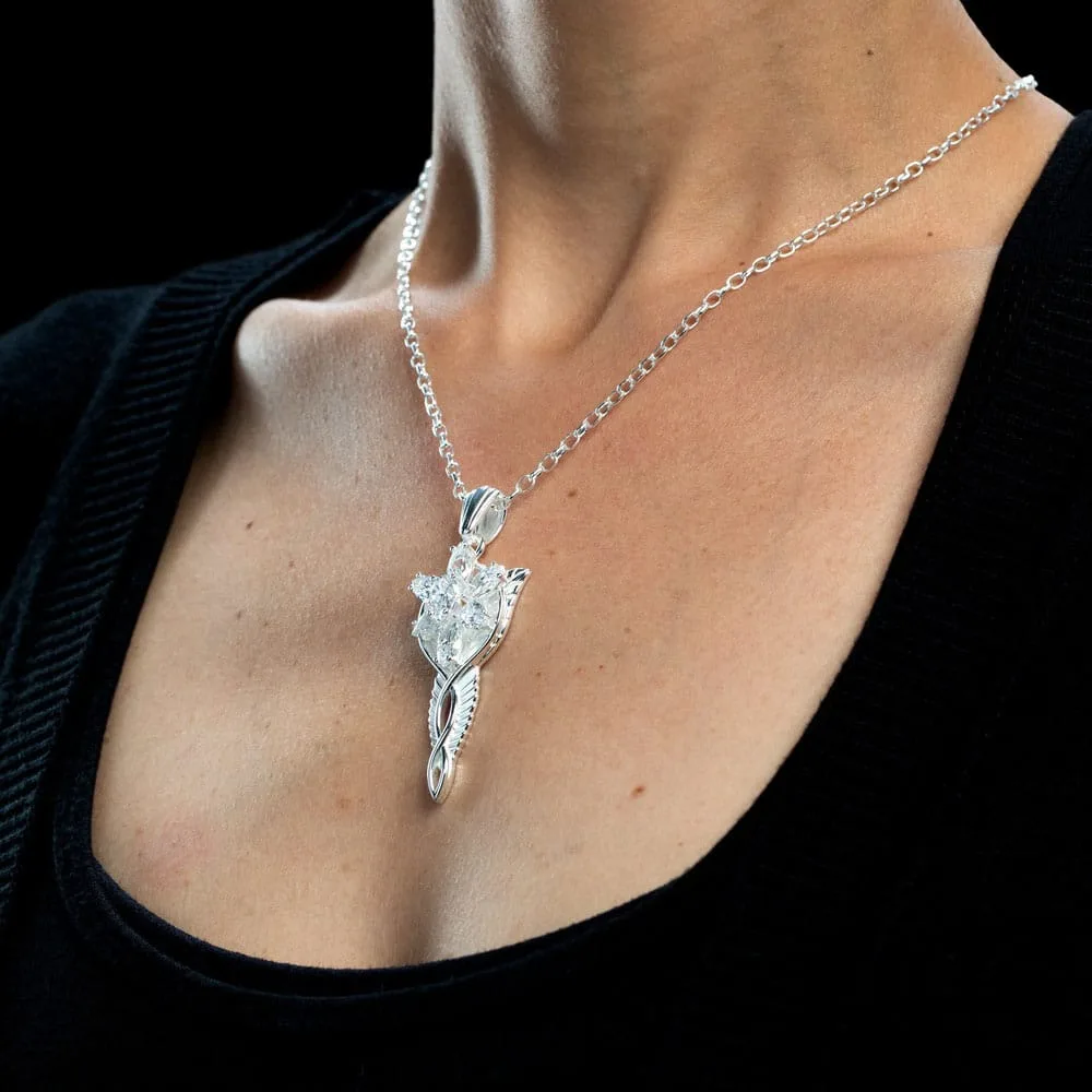 Lord of the Rings Pendant Replica – Evenstar Sterling Silver 1/1 3