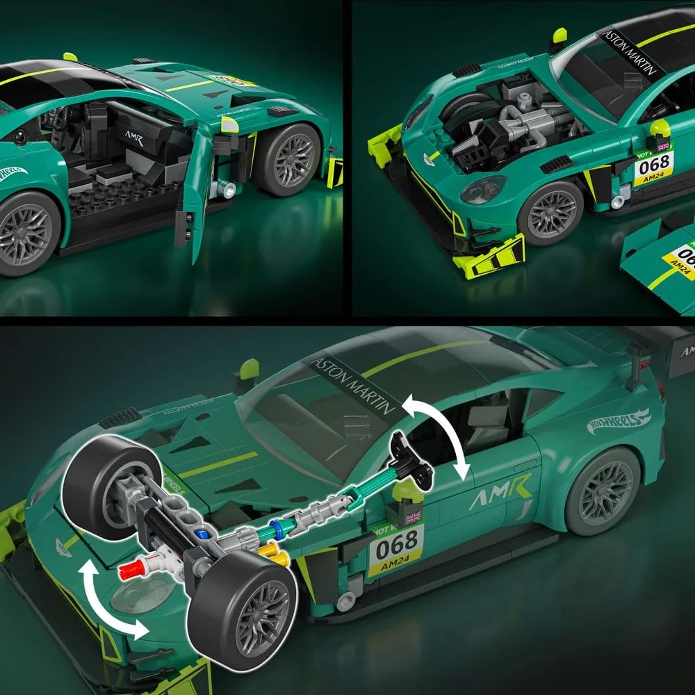 Hot Wheels Building Set – 2024 Aston Martin Vantage GT3 1/16 8