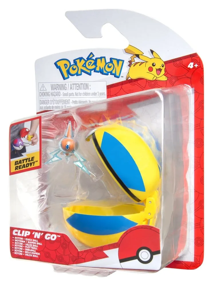 Pokémon Action Figure Set – Clip ‘n’ Go Rotom and Quick Ball 6
