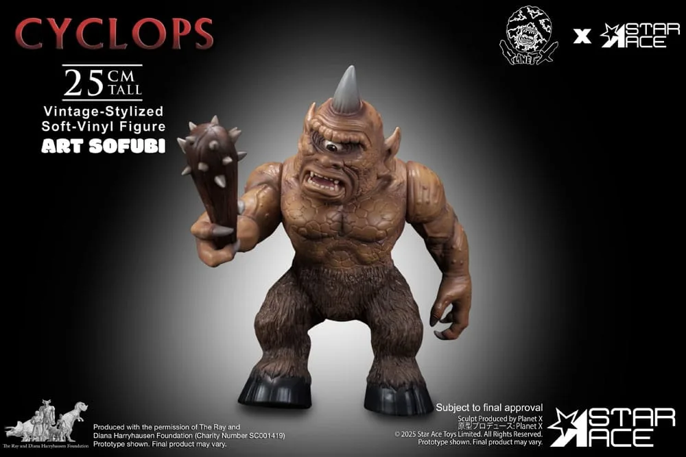 Ray Harryhausen Vinyl Statue – Vintage Cyclops 25 cm 11