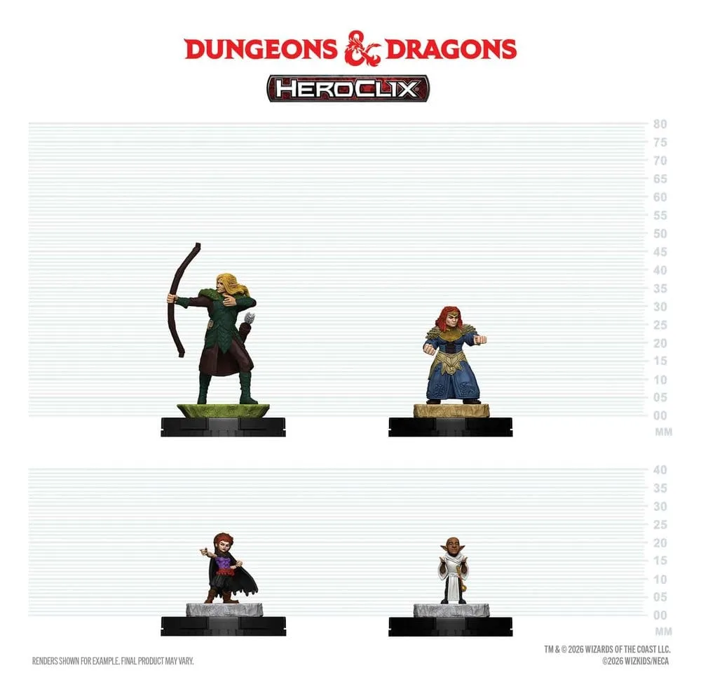 Dungeons & Dragons Figure Set – HeroClix 400 Adventuring Party 1 2
