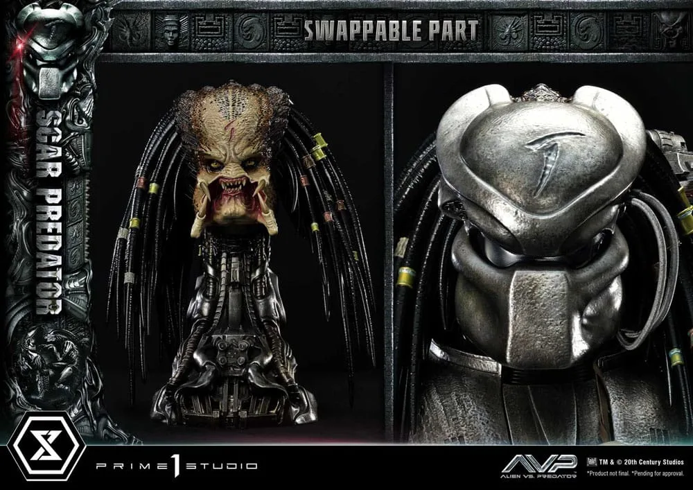Alien vs Predator Statue – Scar Predator 1/3 93 cm 5