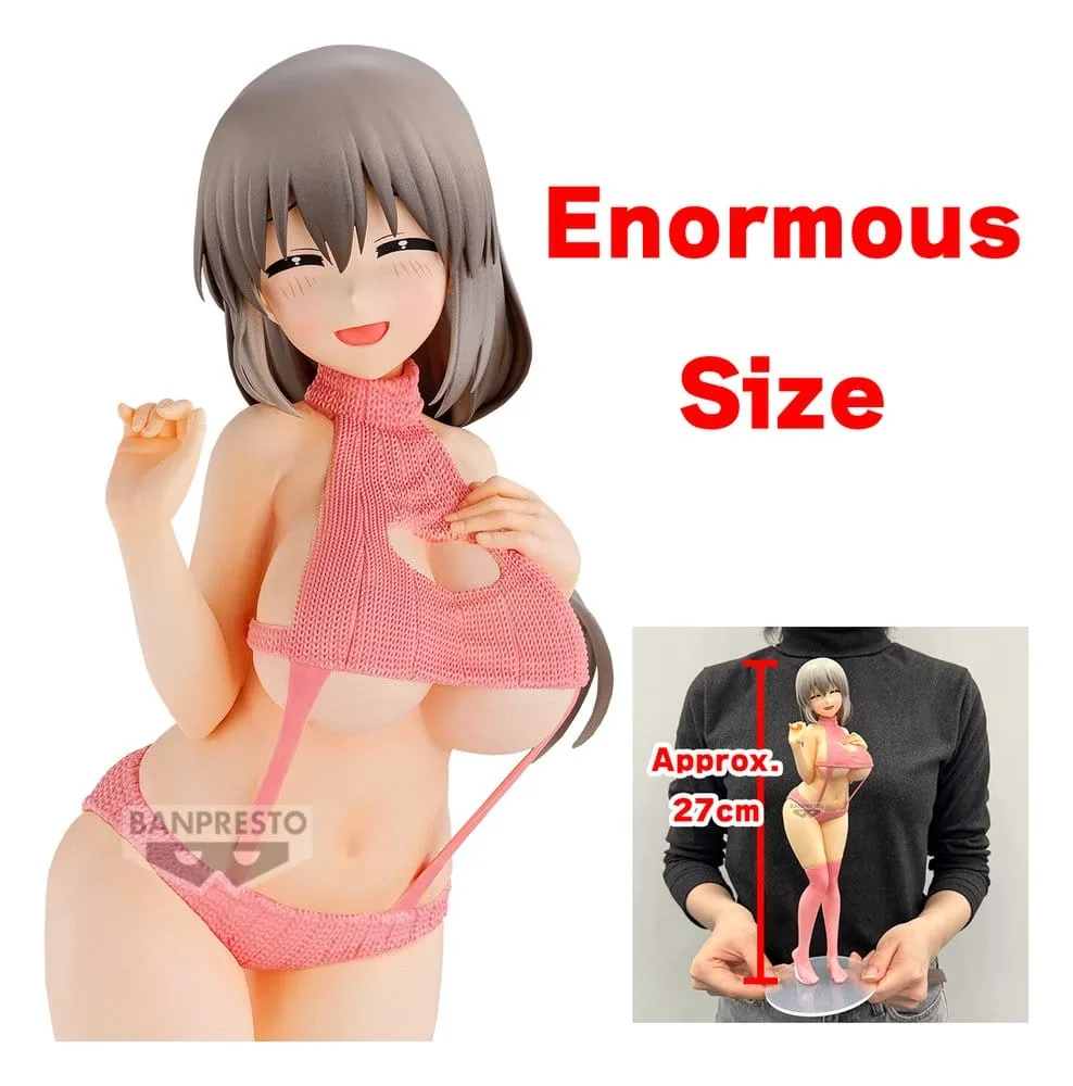 Uzaki-chan Figure – Tsuki Uzaki Sweater Swimsuit 27 cm 5