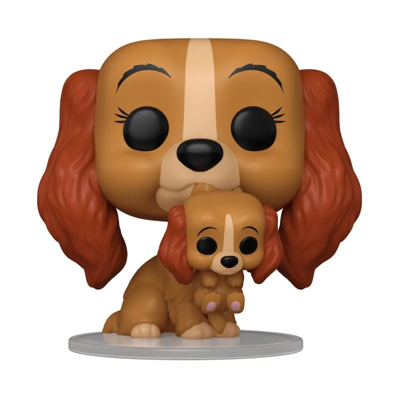 Lady and the Tramp Pop Vinyl Figure – With Puppy 9 cm