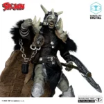 Spawn Actionfigur – Bloodaxe mit Pferd Gold Label 18 cm 3