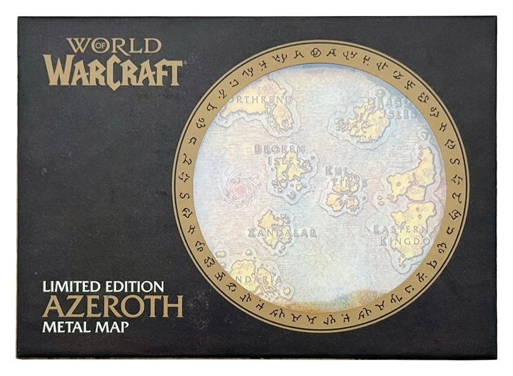 World of Warcraft Metal Map – Azeroth Limited Edition 12 x 18 cm 6