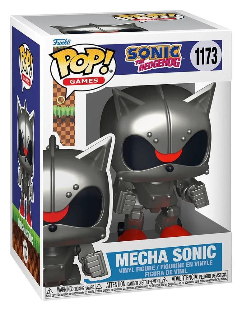 Sonic the Hedgehog Vinyl Figure – Mecha Sonic POP Movies 9 cm 2