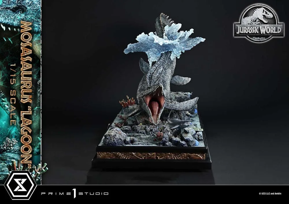 Jurassic World Statue – Mosasaurus Lagoon 1/15 57 cm 9