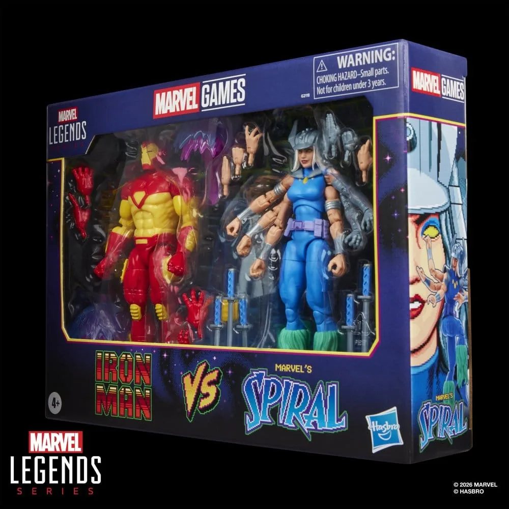 Marvel Legends Action Figures – Iron Man and Spiral 2-Pack 15 cm 12
