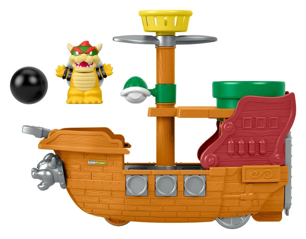 Super Mario Speelset – Little People Bowser's Airship 9