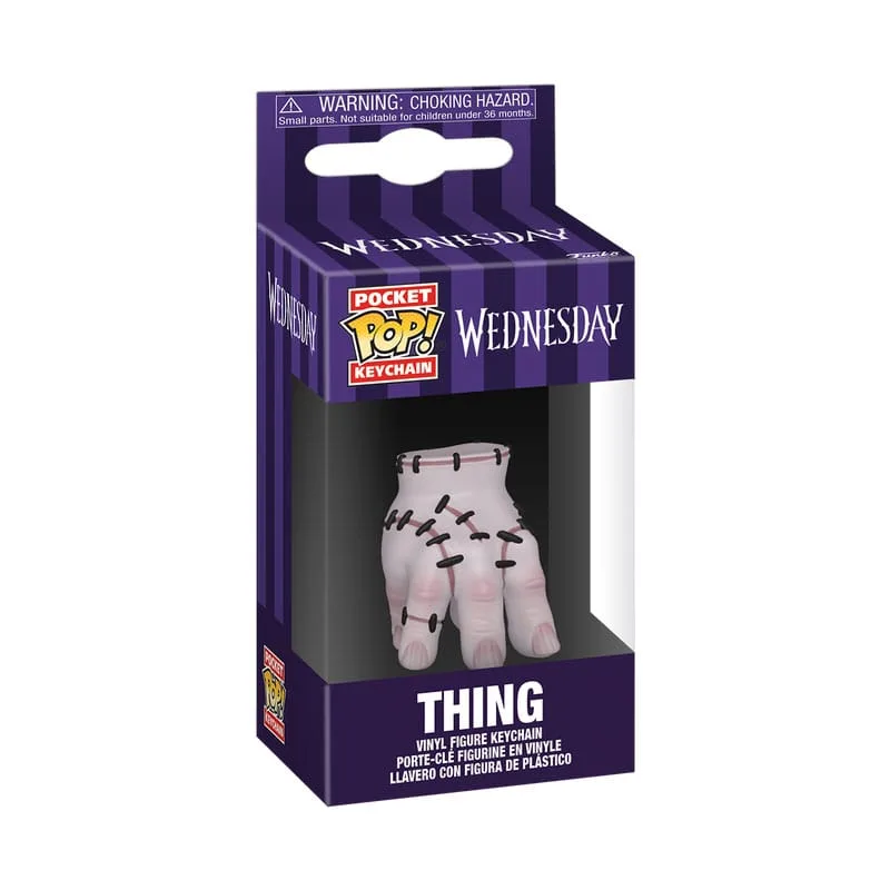 Wednesday Pop Vinyl Keychains – Thing Display of 12 4 cm 2