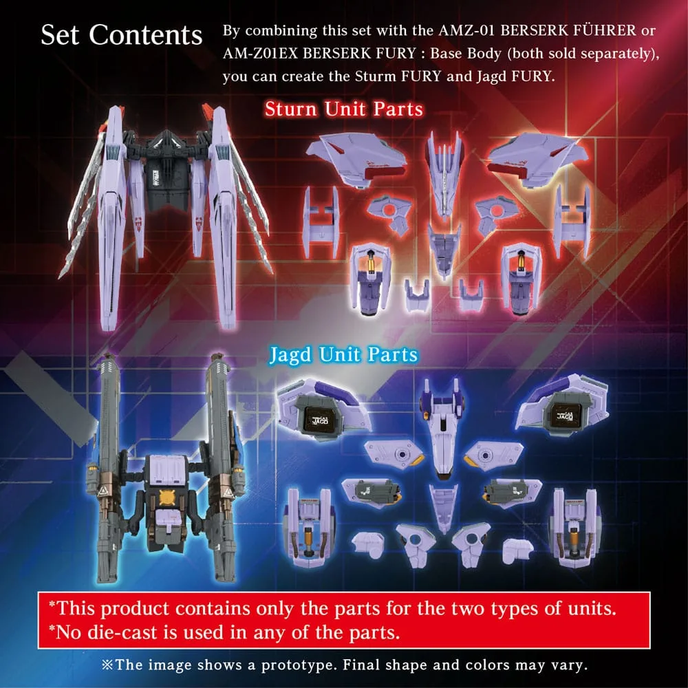 Zoids modelbouwaccessoires – Berserk Fury Sturm en Jagd 3