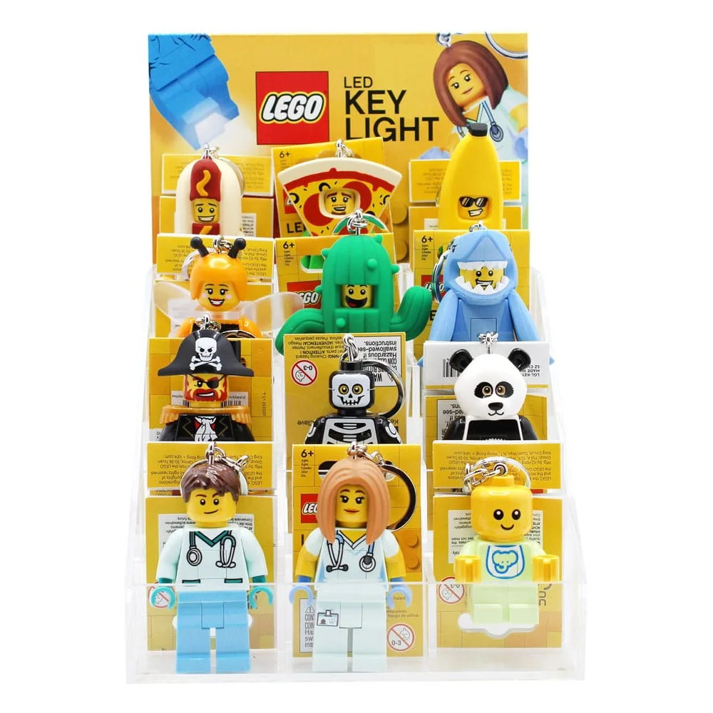 LEGO Counter Display – 12 Light-Up Keychains 16 x 15 x 24 cm 3