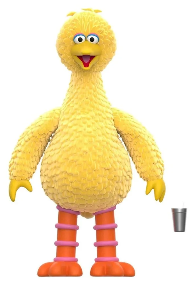 Sesame Street Action Figure – Flocked Big Bird ReAction 2
