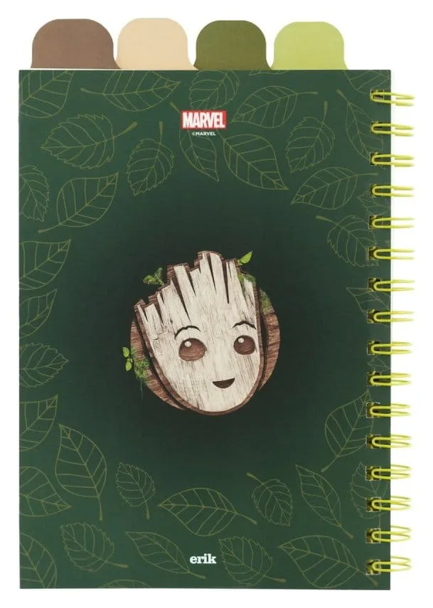 Marvel Notizbuch – Groot mit Register A5 2