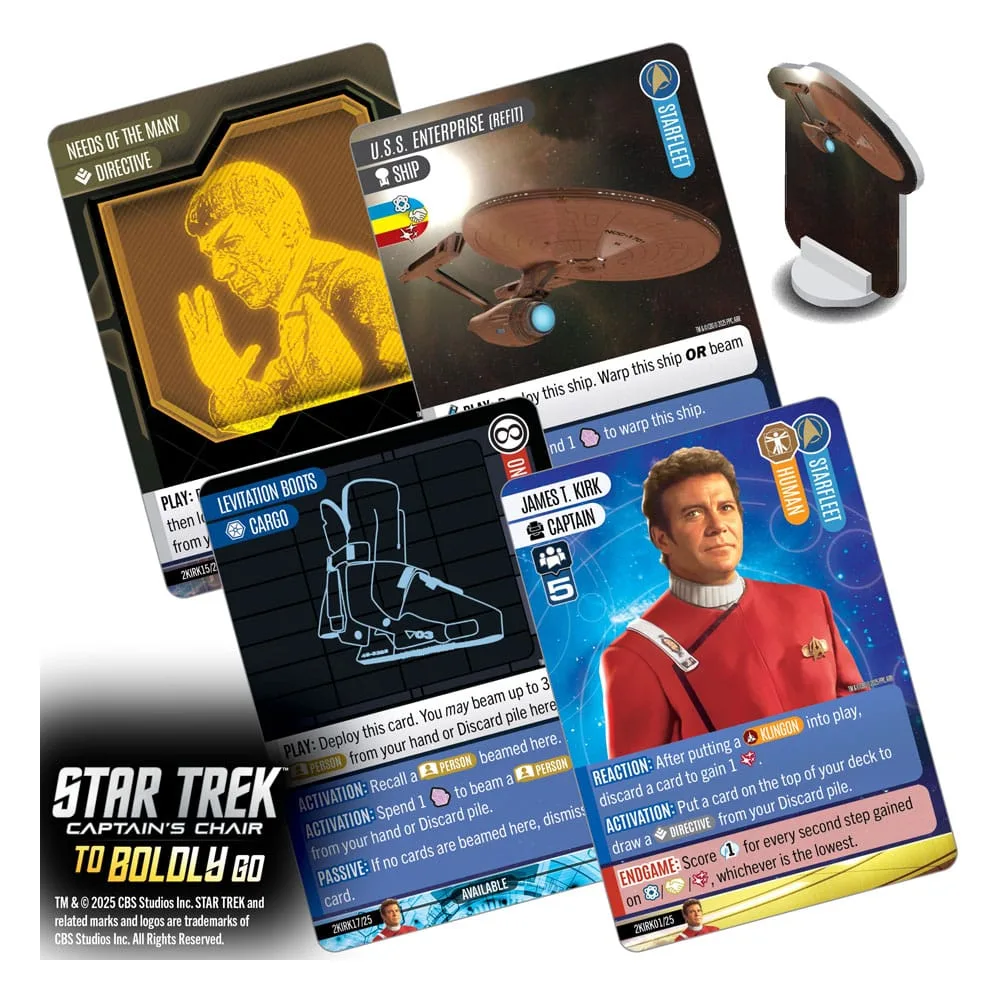 Star Trek Card Game – Captain’s Chair To Boldly Go English 8