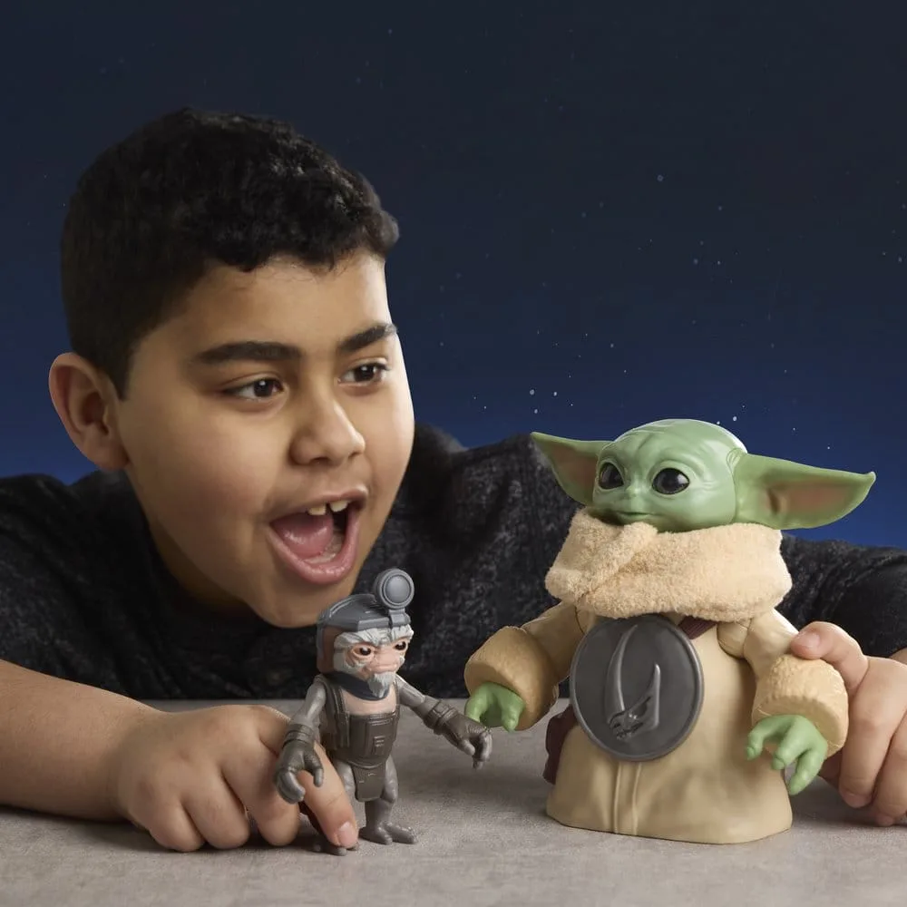 Star Wars Interactieve Figuur – Huggin' Grogu en Anzellan 17 cm 5
