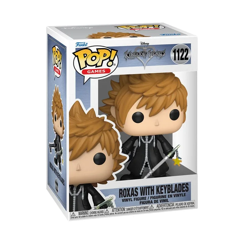 Kingdom Hearts Vinyl Figure – Roxas with Keyblades Pop 9 cm 2