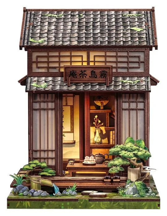 CuteBee Miniature House Model Kit – Kirishima Cha-an 19 x 14 cm