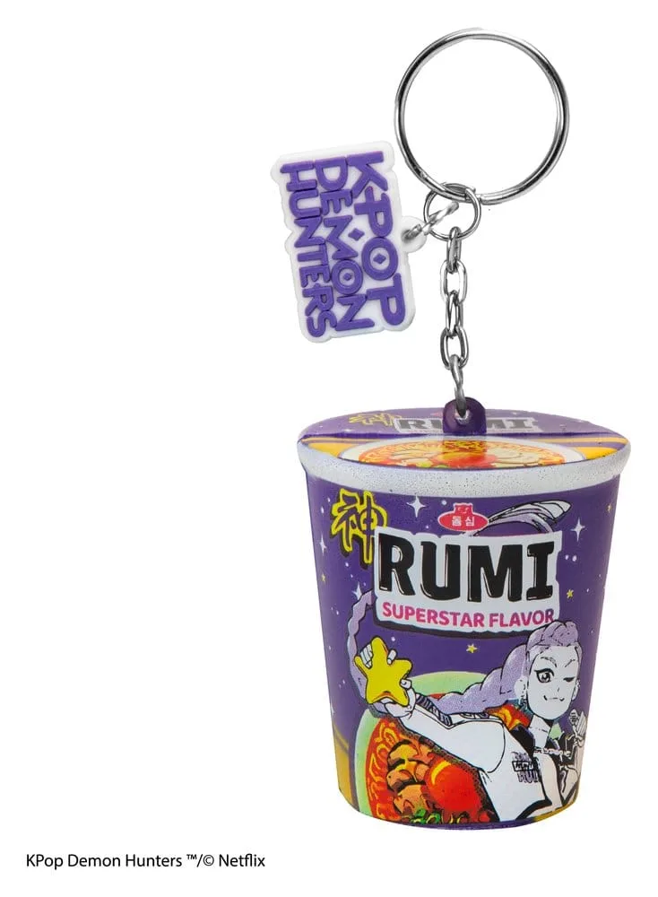 KPop Demon Hunters Squishy Keychain – Rumi Superstar Noodles