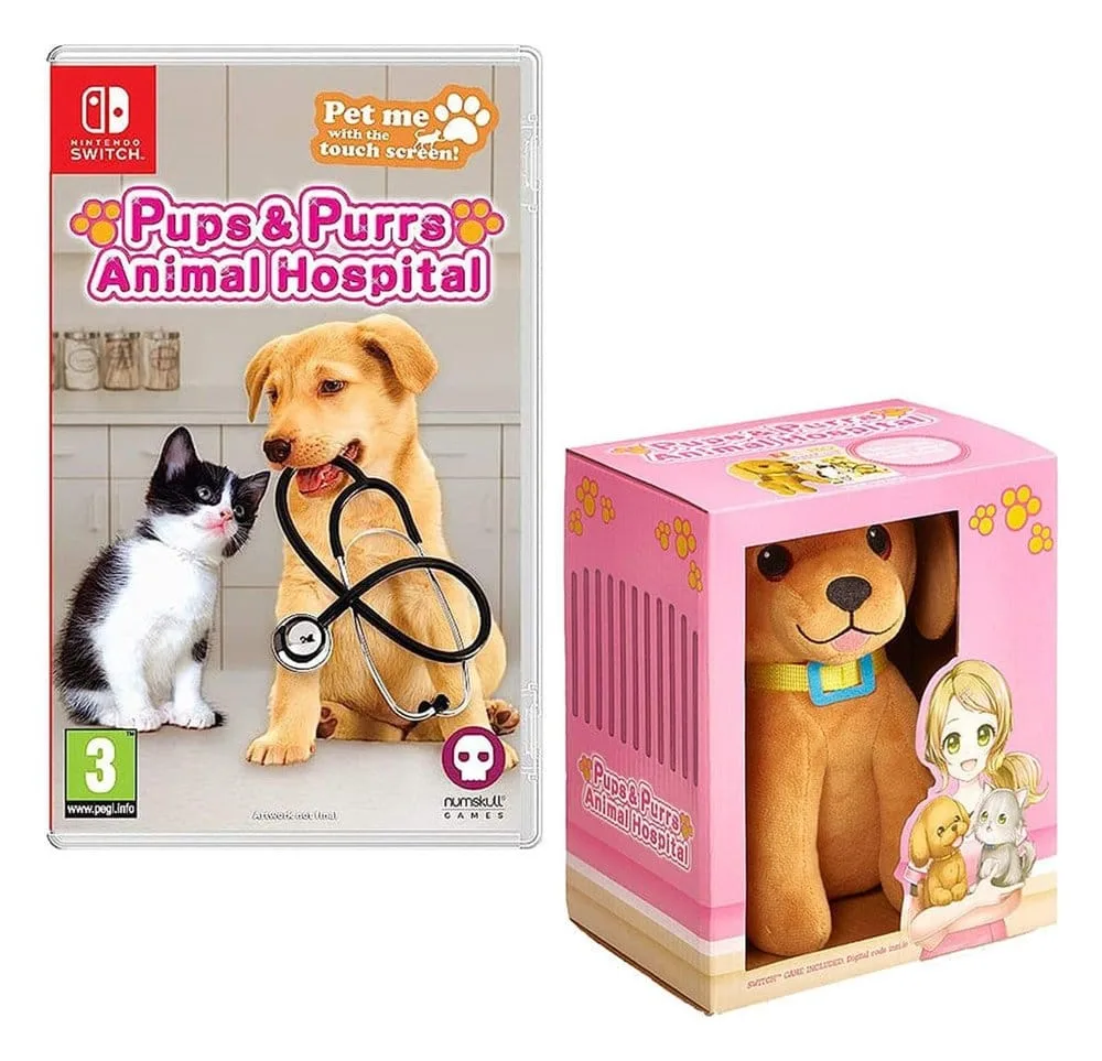 Pups & Purrs Animal Hospital Game Bundle – Dog Plush