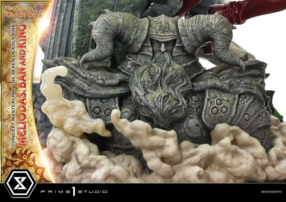 Seven Deadly Sins Statue – Meliodas, Ban and King 55 cm 15