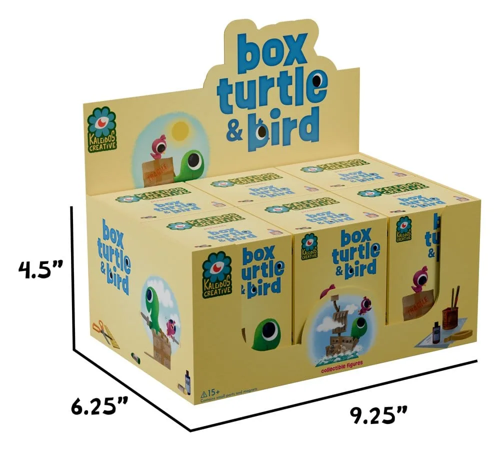Box Turtle and Bird Mini Figures – Series 1 Blind Box Display 6 x 9 cm 3