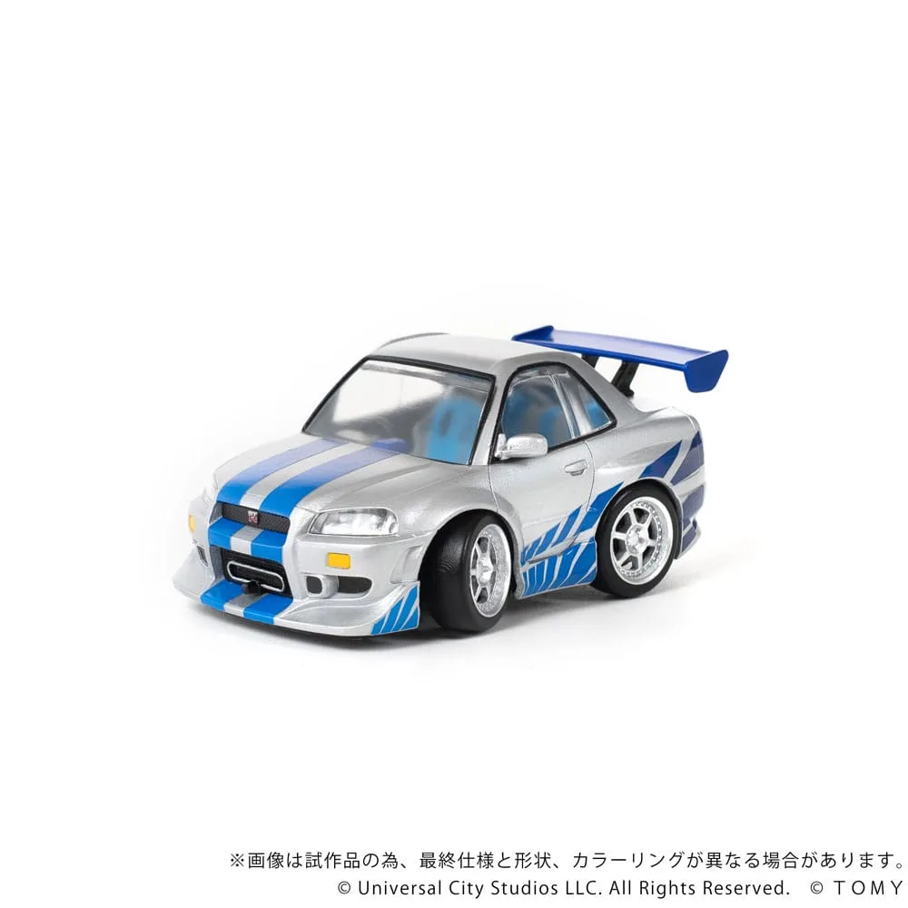 Fast & Furious Vehicle – Nissan Skyline GT-R R34 with Brian 9 cm 4