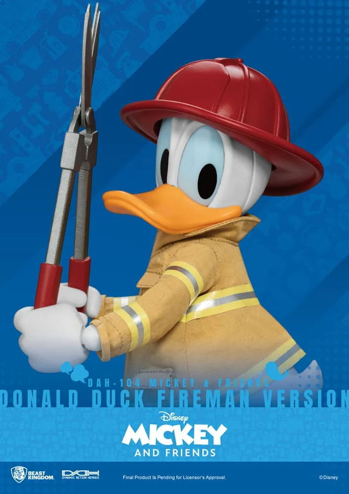 Mickey & Friends Action Figure – Fireman Donald Duck 1/9 24 cm 6