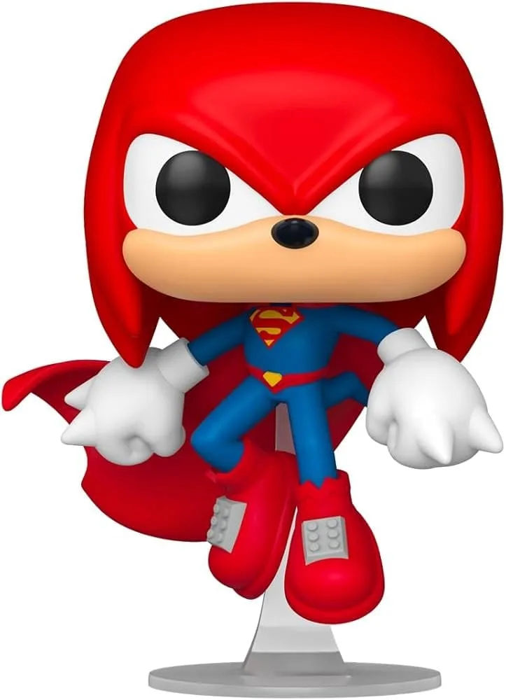 DC x Sonic Pop Vinyl Figure – Knuckles as Superman 9 cm
