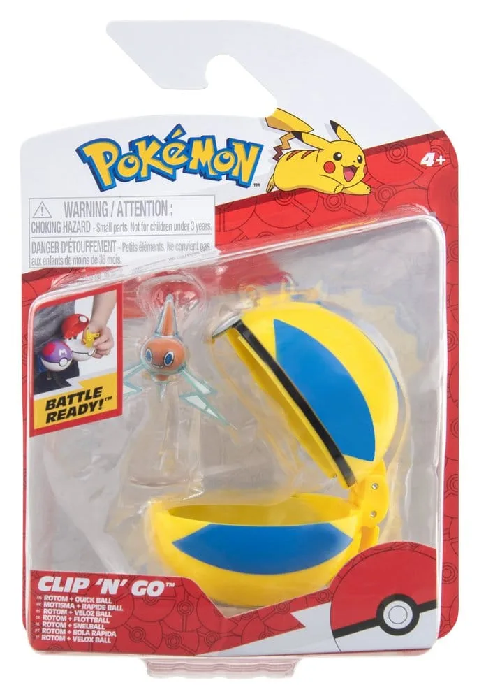 Pokémon Action Figure Set – Clip ‘n’ Go Rotom and Quick Ball 9