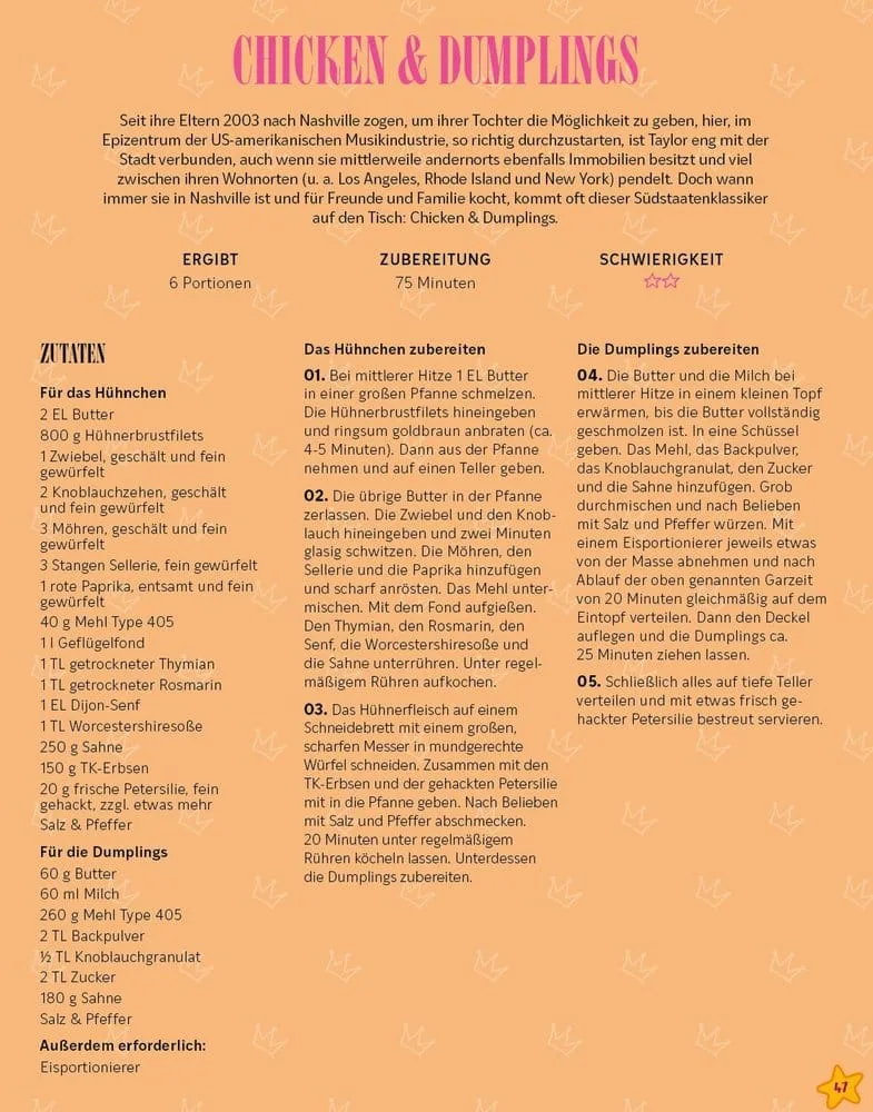 Taylor Swift Cookbook – Taylor’s Kitchen German Edition 8