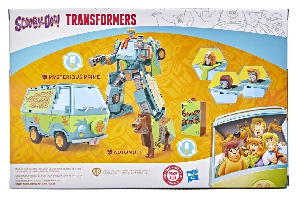 Transformers x Scooby-Doo Figures – Mysterious Prime & Automutt 2