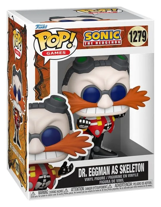 Sonic the Hedgehog Vinyl Figure – Skeleton Robotnik Pop 9 cm 2