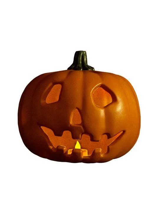 Halloween 1978 Pumpkin Replica – Light-Up Prop 20 cm