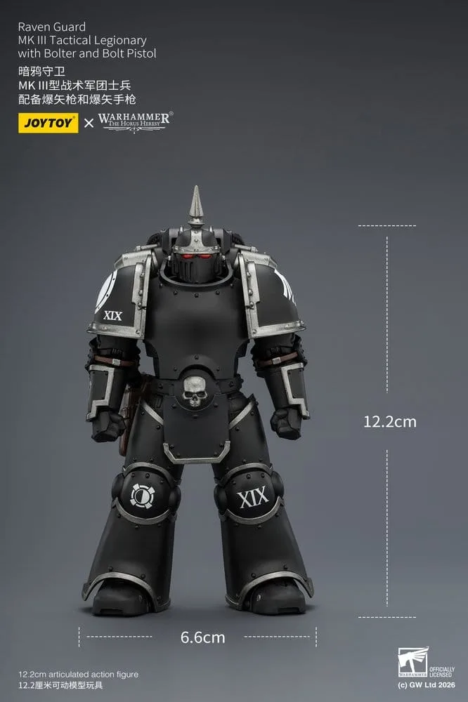 Warhammer 40K Action Figure – Raven Guard MK III Legionary 12.3 cm 9