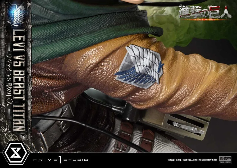 Attack on Titan Statue – Levi Versus Beast Titan 73 cm 26