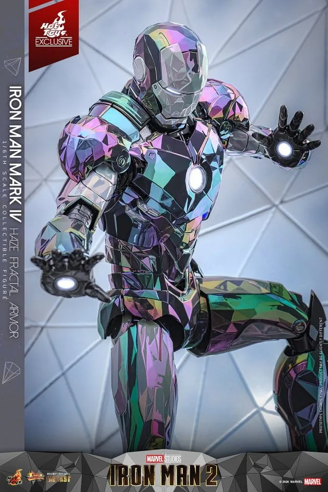 Iron Man 2 Action Figure – Mark IV Haze Fractal Armor 33 cm 14
