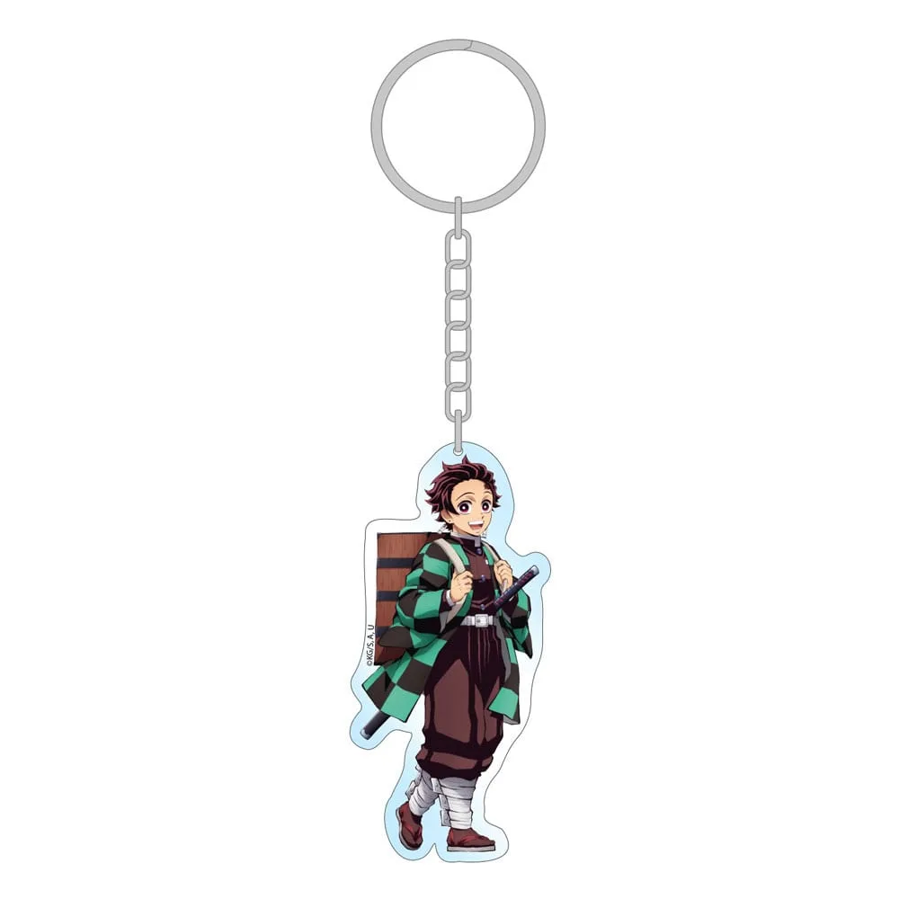 Demon Slayer Acrylic Keychain – Tanjiro Holographic 8 cm