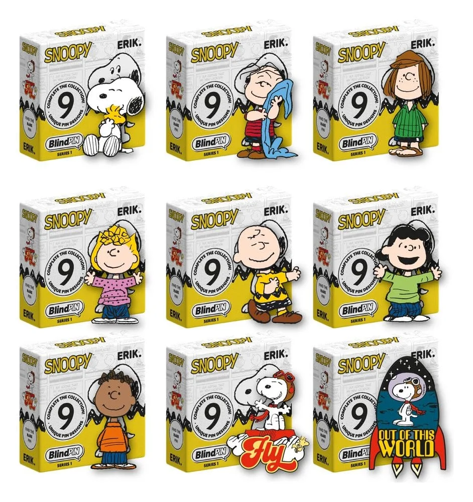 Peanuts Pin Badges – Series 1 Display of 24 Approx 5 x 5 cm 2