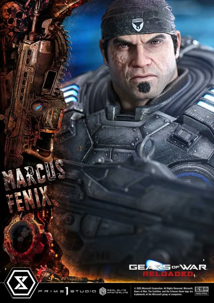 Gears of War Statue – Marcus Fenix Ultimate 97 cm 4
