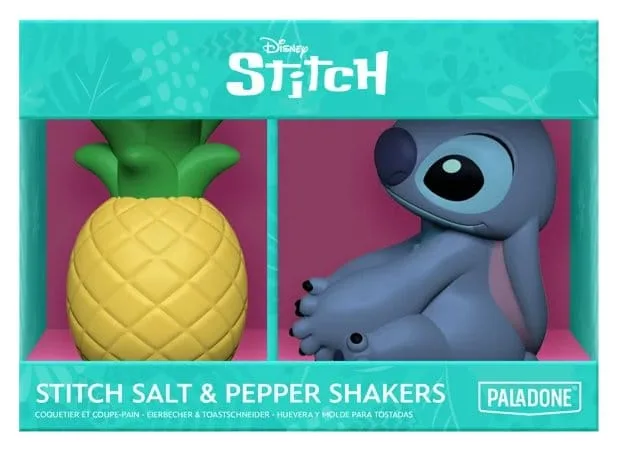 Lilo & Stitch Salt and Pepper Shakers – Stitch and Pineapple