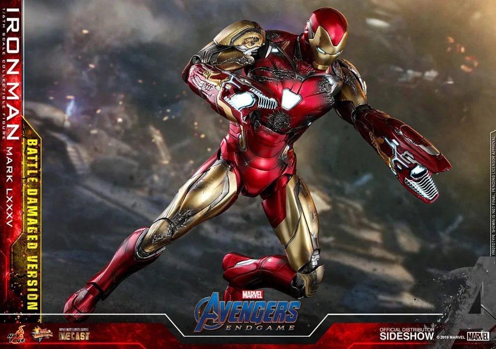 Avengers Endgame Figure – Iron Man LXXXV Battle Damaged 32 cm 13