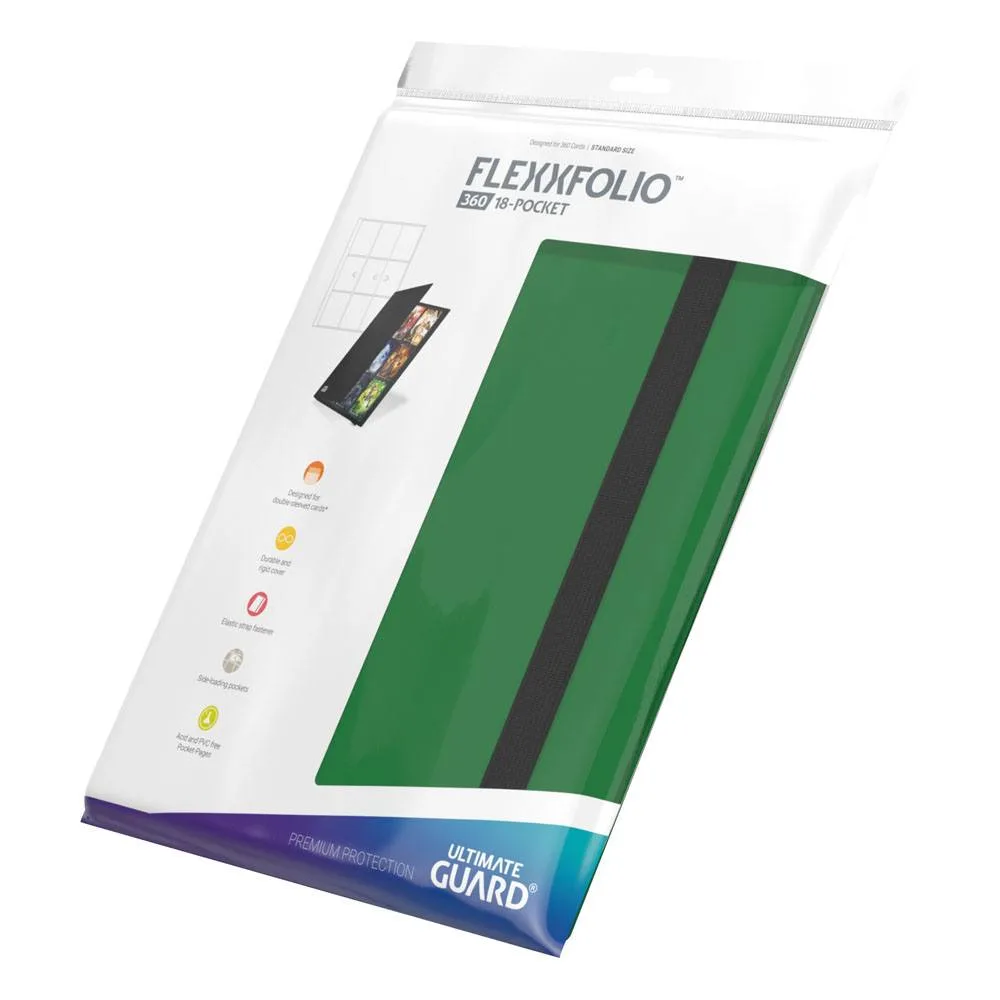 Ultimate Guard Card Binder – Green Flexxfolio 360 18-Pocket 8
