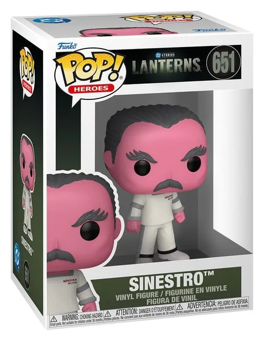 DC Studios Lanterns Vinyl Figure – Pop Heroes Sinestro 9 cm 2