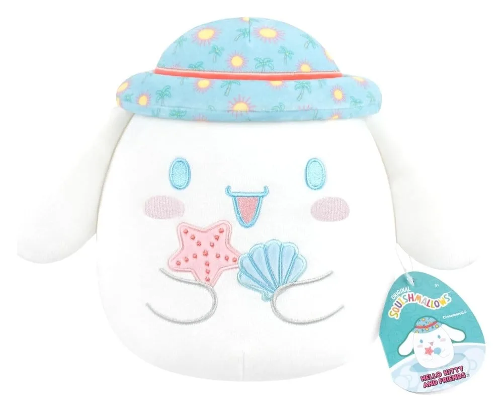 Sanrio Squishmallow Plush – Cinnamoroll with Hat 20 cm